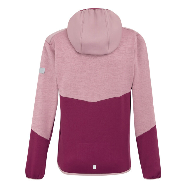 Regatta Kinder/kids dissolver x fleece full zip hoodie UTRG12008_beaujolaislilas large