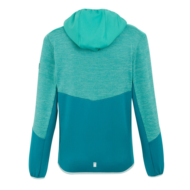 Regatta Kinder/kids dissolver x fleece full zip hoodie UTRG12008_exoticplumeturquoiseicymorn large