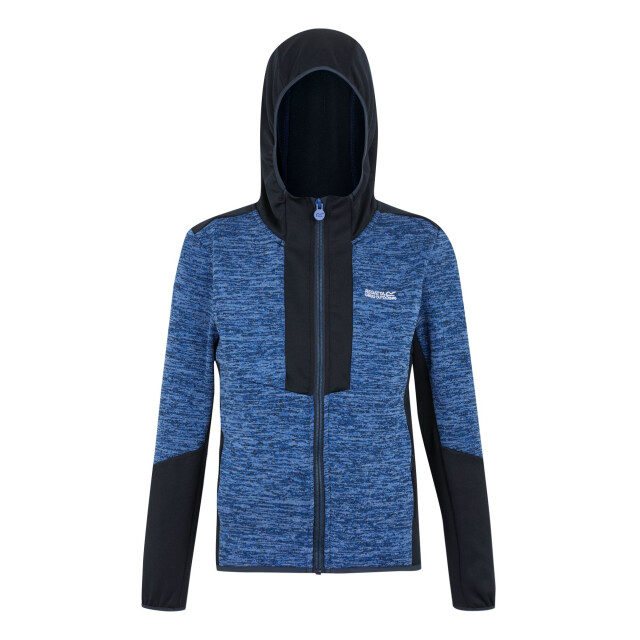 Regatta Kinder/kids dissolver x fleece full zip hoodie UTRG12008_olympianbluenavy large