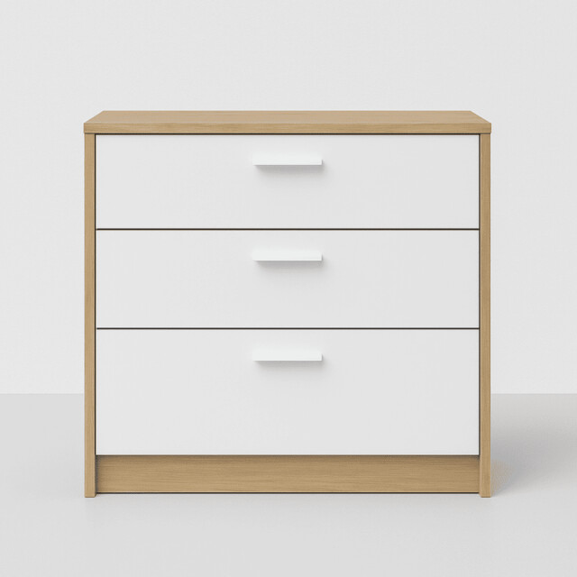 CaliCosy Commode 3 laden met uitschuifbaar bureau l81 tot 130 cm kommo 2991323 large