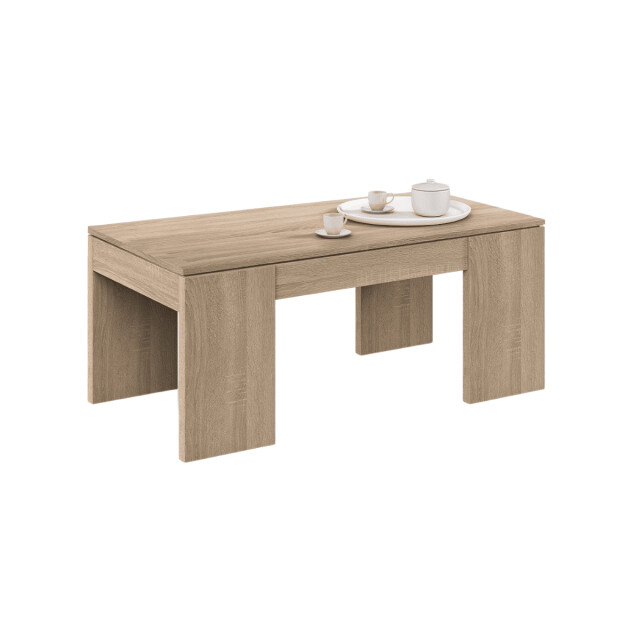CaliCosy Salontafel met een opklapbaar blad l100 cm kendra 2937304 large