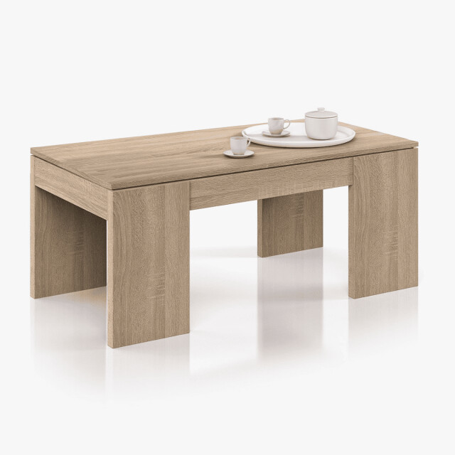 CaliCosy Salontafel met een opklapbaar blad l100 cm kendra 2937304 large