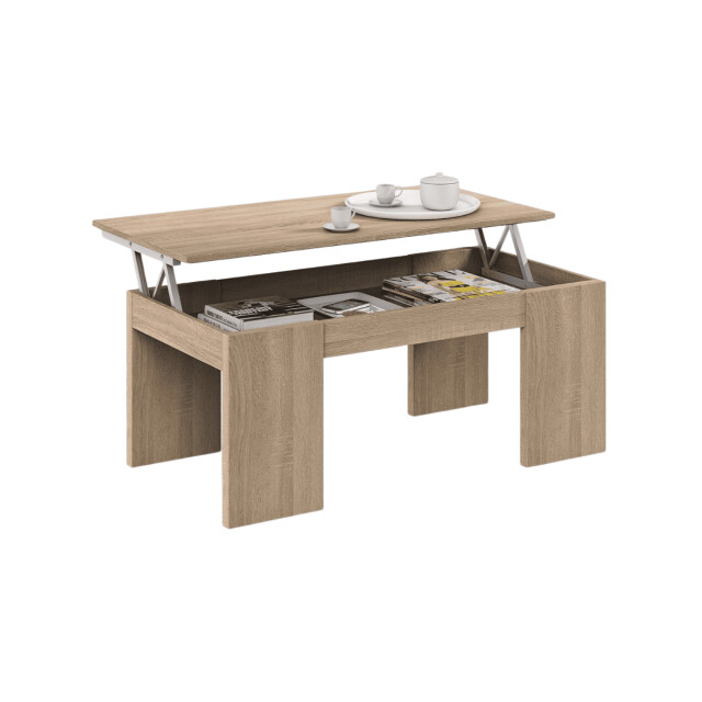 CaliCosy Salontafel met een opklapbaar blad l100 cm kendra 2937304 large
