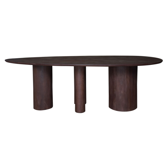 Home67 Eettafel amir 240 x 120 cm espresso mangohout 3196023 large