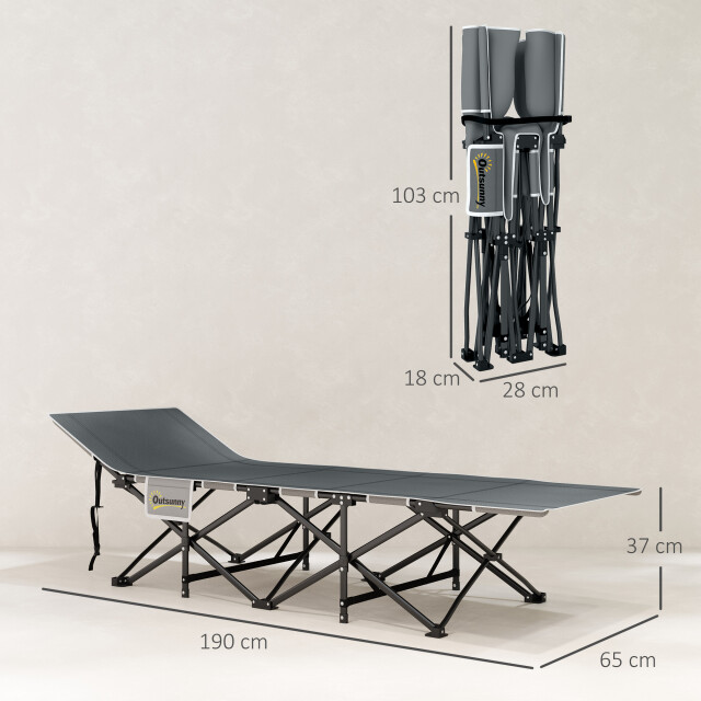 4goodz Veldbed campingbed met matras tot 150 kg gebruikersgewicht 3196064 large