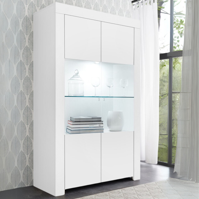 CaliCosy Vitrinekast 2 deuren van glas zonder verlichting h186 cm firenze 2937720 large
