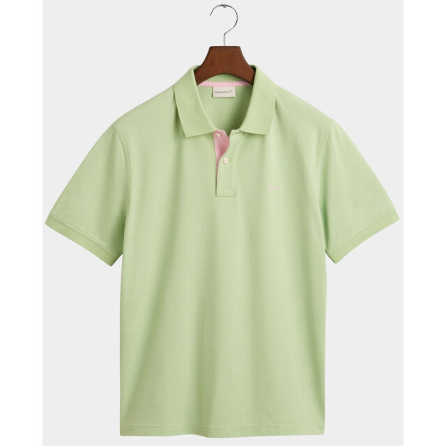 Gant Polo korte mouw contrast pique ss rugger 2062026/342 195547 large