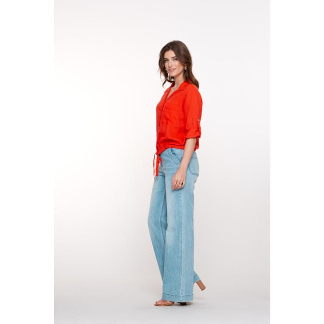 Geisha Jeans wide leg 51311-10-used denim 51311-10-used denim large