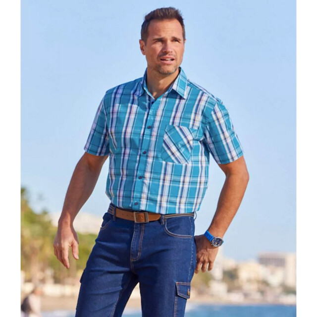 Atlas For Men Herengeruite overhemd UTAF313_blue large