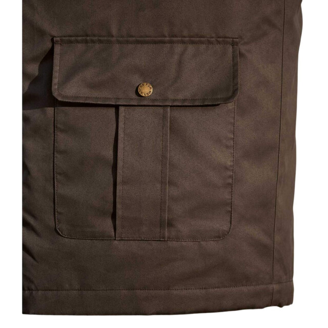 Atlas For Men Faux suede parka heren UTAF2026_darkbrown large