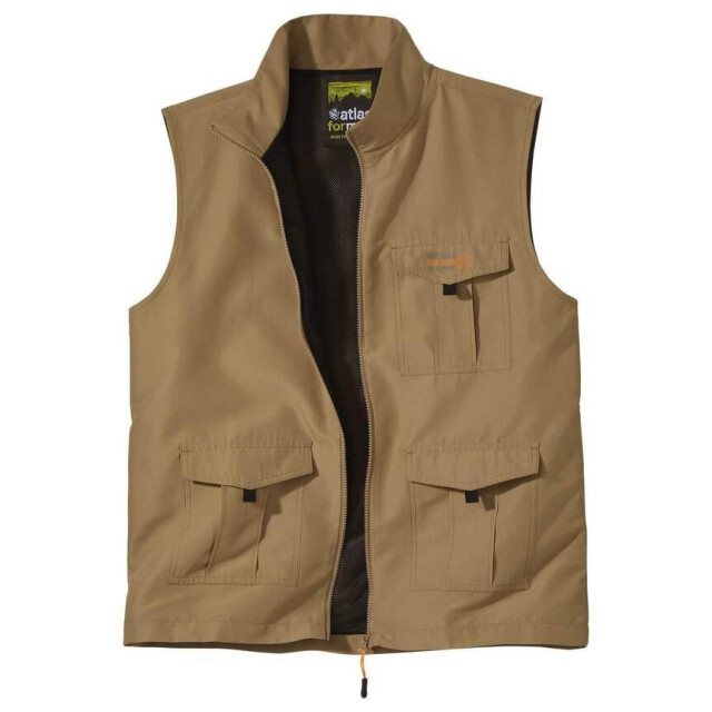 Atlas For Men Heren multi-zak gilet UTAF2075_camel large