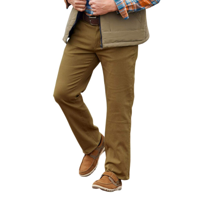 Atlas For Men Effen heren-chino's UTAF2128_lightbrown large