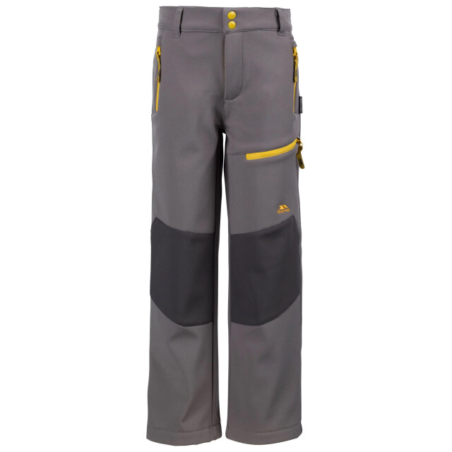 Trespass Hurry wandelbroek voor kinderen/kinderen UTTP6203_stormgreyyellowsulphur large