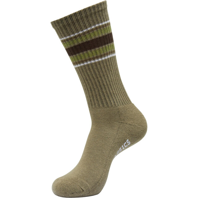 Urban Classics Heren stripe sokken (pak van 4) UTTN1462_whitewhitesandtinioliveunionbeige large