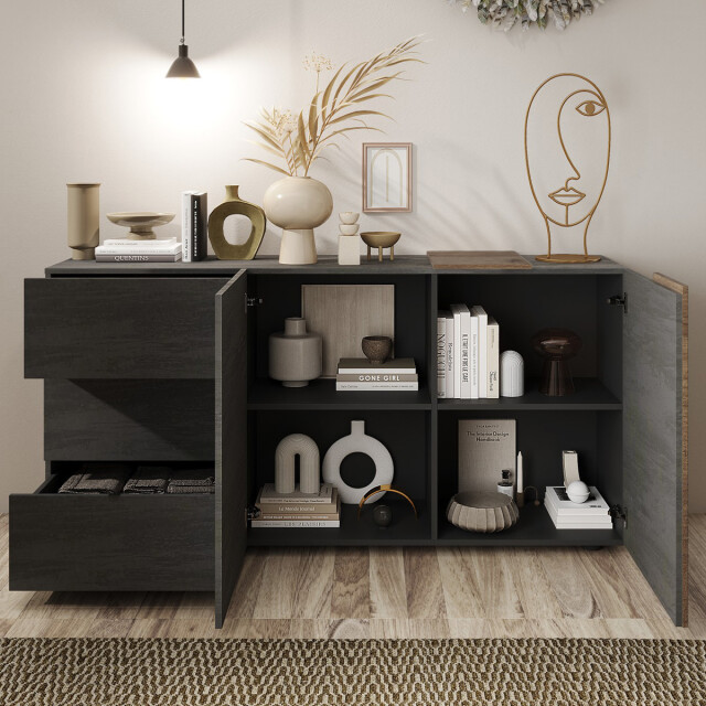 CaliCosy Buffet 2 deuren 3 laden l181 cm pluton 2937793 large
