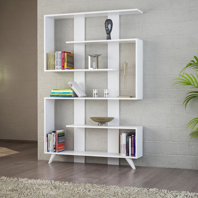 CaliCosy Rek 5 planken wit h162 cm rain 2930421 large