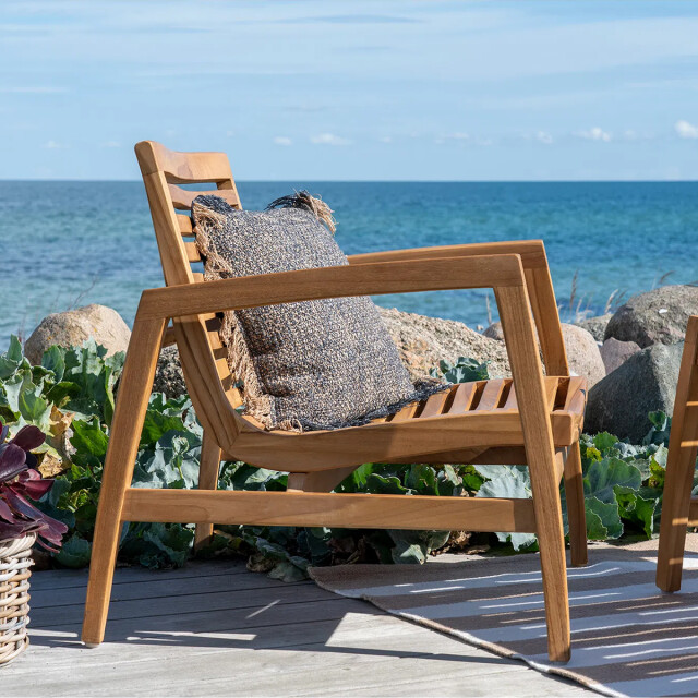 Artichok Tristan houten tuin loungeset naturel 4delig tweezits bank, fauteuils en 3196228 large
