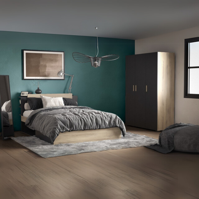 CaliCosy Bed van 140x190/200 cm met 2 laden en 2 vakken l144,7 cm 2937690 large