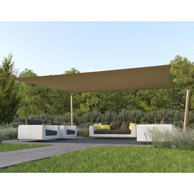 Hanse® Schaduwdoek vierkant waterafstotend 5x5 m zonnedoek 3196233 large