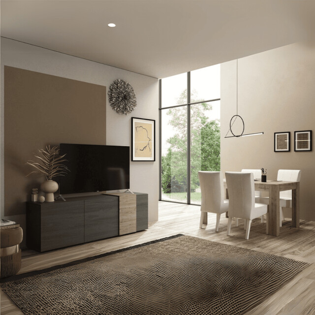 CaliCosy Tv-meubel 3 draaideuren pluton l181 cm 2937358 large