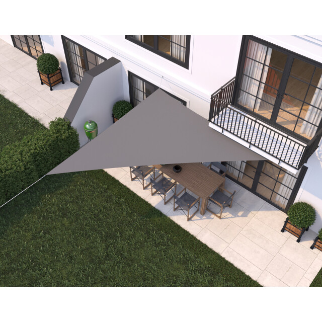Hanse® Schaduwdoek driehoek 90° waterdoorlatend 3x4x5 m 3196368 large