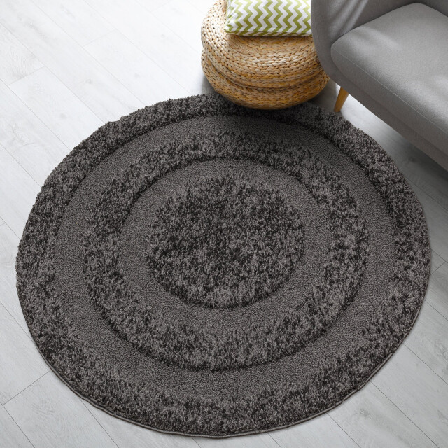 Muratap Luxus shaggy plus hoogpolig vloerkleed modern geometrisch design uni effen 3046065 large