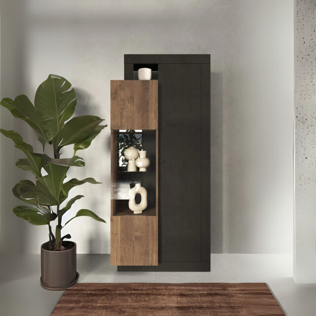 CaliCosy Vitrine 2 deuren van glas zonder verlichting journey h188 cm 2930259 large