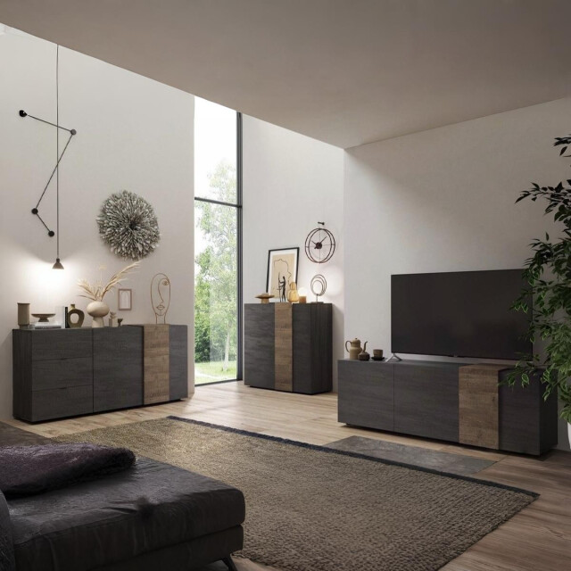 CaliCosy Tv-meubel 3 draaideuren pluton l181 cm 2937359 large