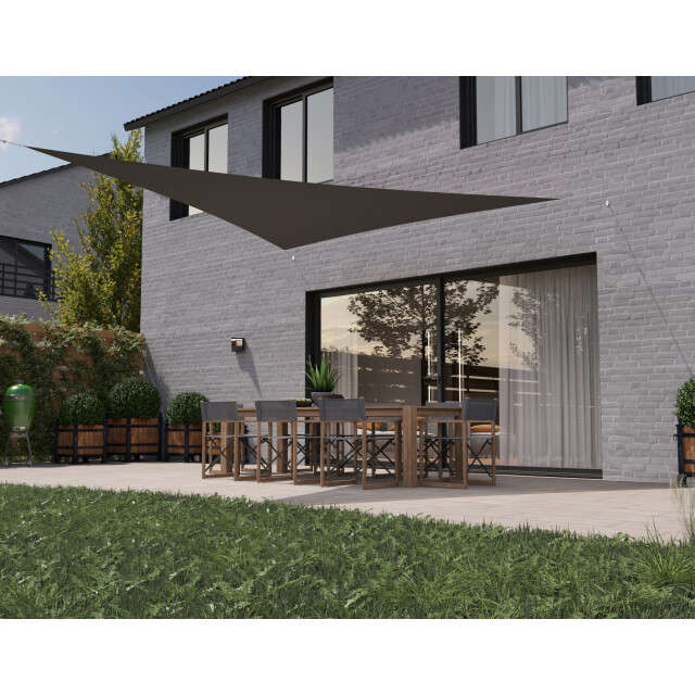 Hanse® Schaduwdoek driehoek gelijkbenig waterafstotend 5x7x7 m 3196321 large
