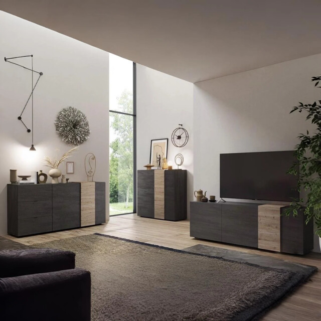 CaliCosy Buffet hoog 2 deuren l121 cm pluton 2937782 large