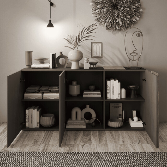 CaliCosy Buffet 3 deuren pluton l181 cm 2937786 large