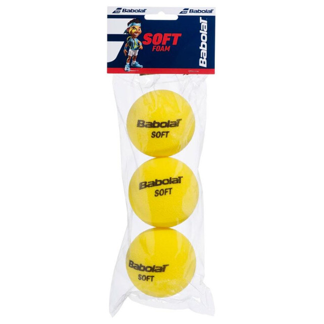 Babolat Schuimstof tennisballen (set van 3) UTMR1306_yellow large