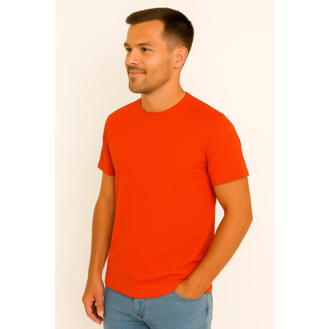 X-Name heren t-shirt - zachte stof italianstyle A-019-OR large