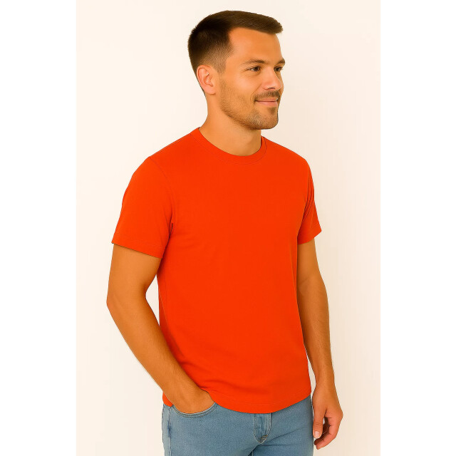 X-Name heren t-shirt - zachte stof italianstyle A-019-OR large
