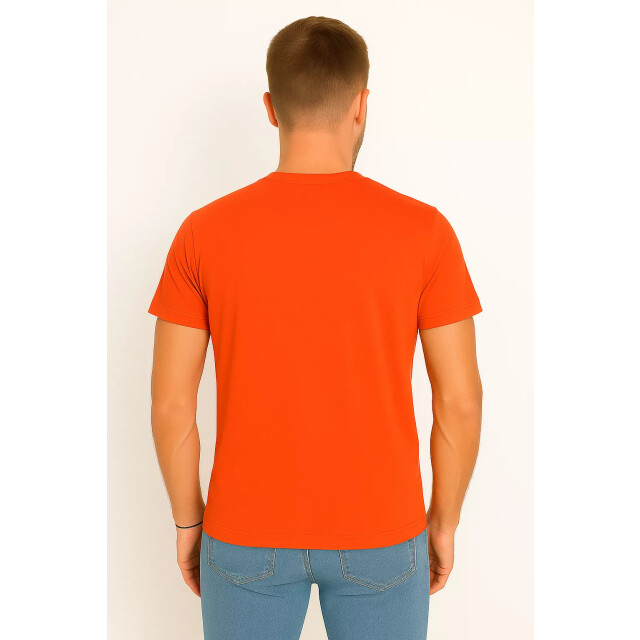 X-Name heren t-shirt - zachte stof italianstyle A-019-OR large