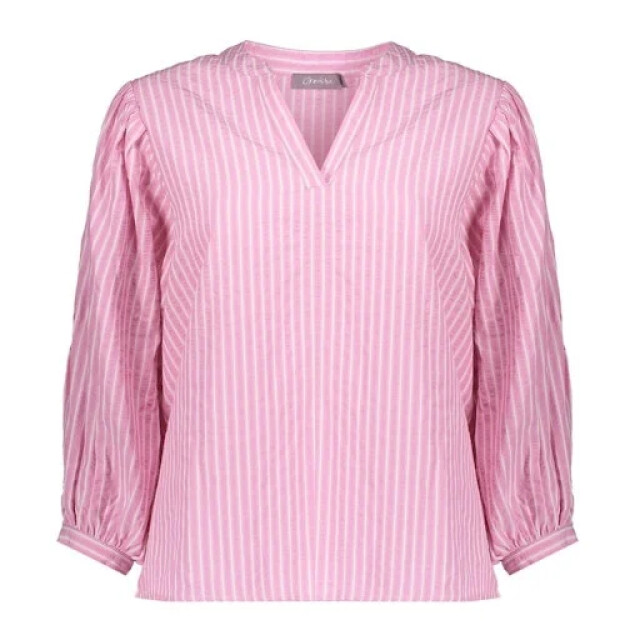 Geisha 53404-14 420 top with stripes and embroidery fresh pink 53404-14 420 large