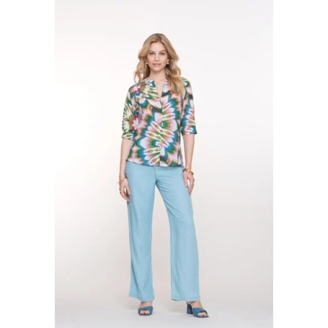 Geisha 53471-20 718 top ecru/lilac/blue 53471-20 718 large
