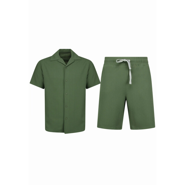 Enos Twinset ribbed oversized shirt SET: F-915 large