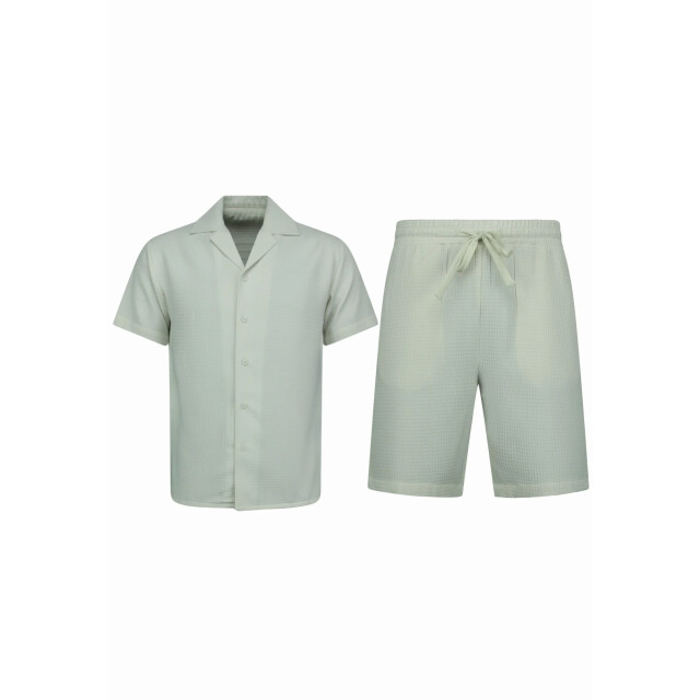 Enos Ribbed oversized shirt zomerset SET: MMG-009 large