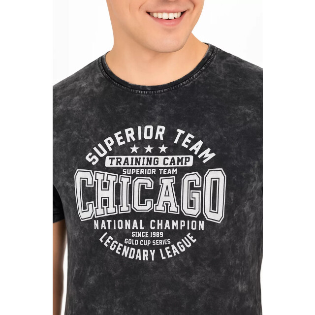 X-Name Italianstyle heren t-shirt - ronde hals chicago XN-86334-DG large
