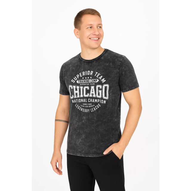 X-Name Italianstyle heren t-shirt - ronde hals chicago XN-86334-DG large