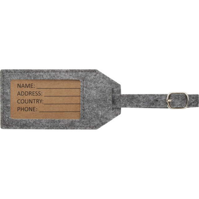 Floso Stropdas bagagelabel UTPF4740_grey large