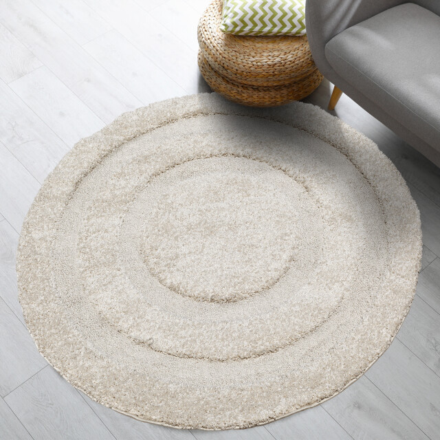 Muratap Luxus shaggy plus hoogpolig vloerkleed modern geometrisch design uni effen 3046068 large