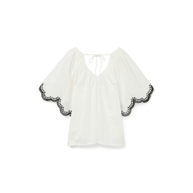 Vero Moda Vmdiana 24 v-neck top wvn btq off-white 4382.02.0087 large