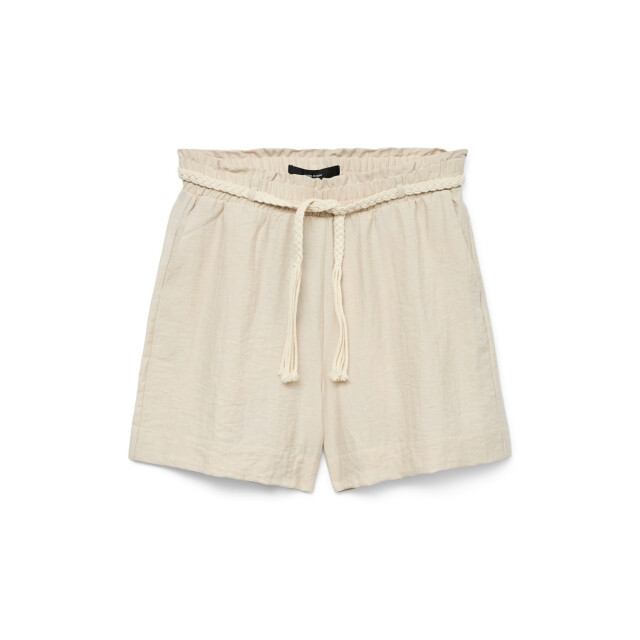 Vero Moda Vmheaven hw belt shorts wvn ga beige 4159.05.0011 large