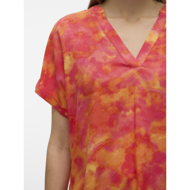 Vero Moda Vmciana ss v-neck top wvn lcs ga dessin 4382.18.0012 large