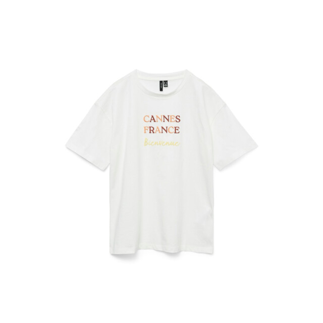 Vero Moda Vmsara mia ss top box jrs spe ga off-white 4339.02.0457 large