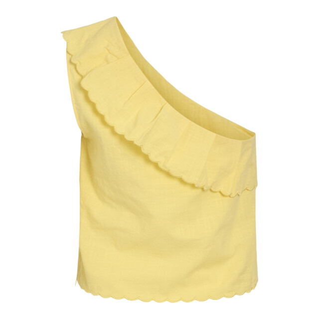 Vila vifernanda one shoulder top 14106924 pale banana 06010.440.0008 large
