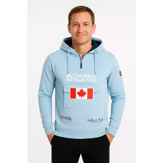 Canadian Peak heren anorak trui galapagos sky blue CP1-1 large