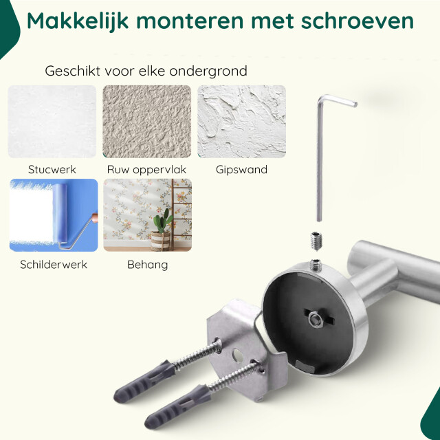 Xivada Reserverolhouder banci boren voor 2 wc rollen - 3195470 large